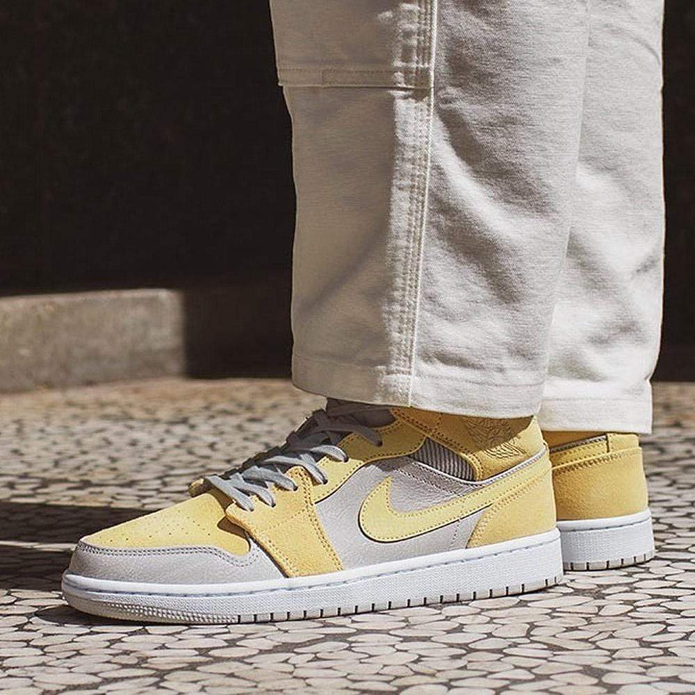 Air Jordan 1 Mid Mixed Textures Yellow - Image 6