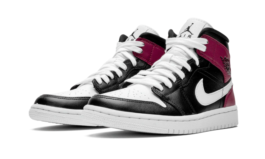 Alternative view of Air Jordan 1 Mid Noble Red