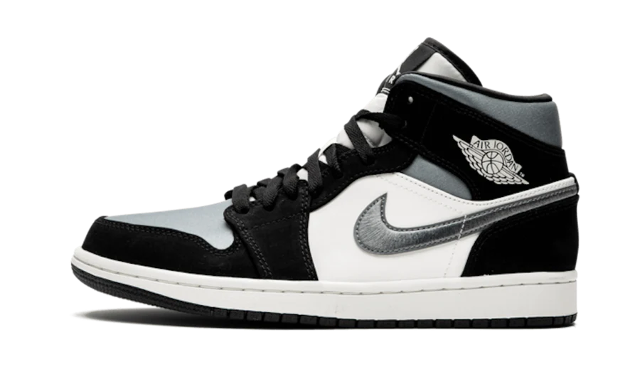 Air Jordan 1 Mid Satin Gray Toe