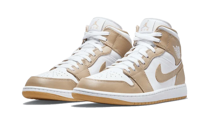 Alternative view of Air Jordan 1 Mid Tan Gum