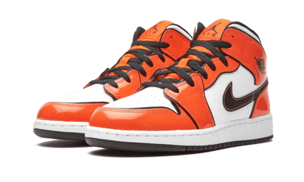 Alternative view of Air Jordan 1 Mid Turf Orange