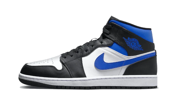 Air Jordan 1 Mid White Black Royal