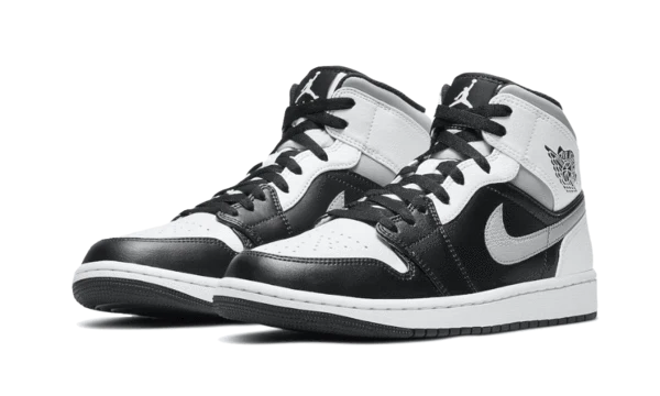 Alternative view of Air Jordan 1 Mid White Shadow
