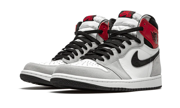 Alternative view of Air Jordan 1 Retro High Light Smoke Grey