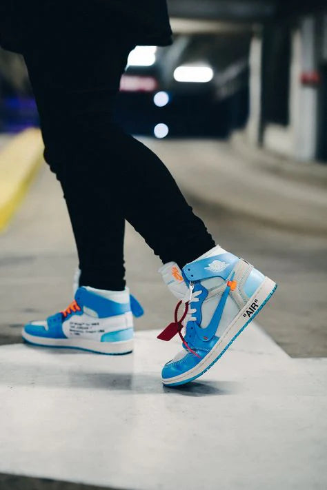 Air Jordan 1 Retro High Off White University Blue - Image 5
