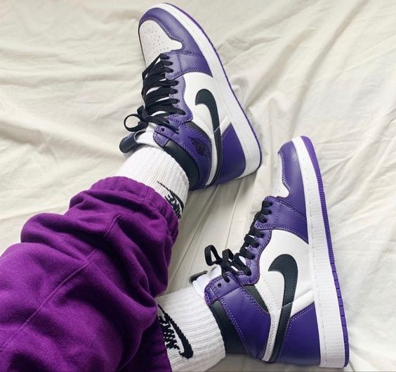Air Jordan 1 Retro High Og Court Purple White - Image 7
