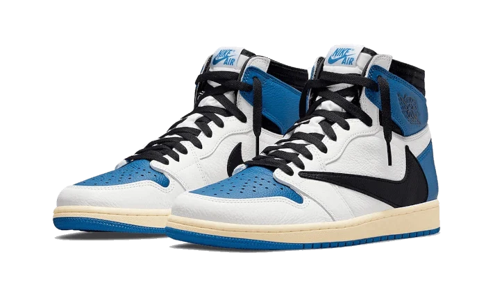 Air Jordan 1 Retro High Og Sp Travis Scott Fragment Military Blue - Image 2