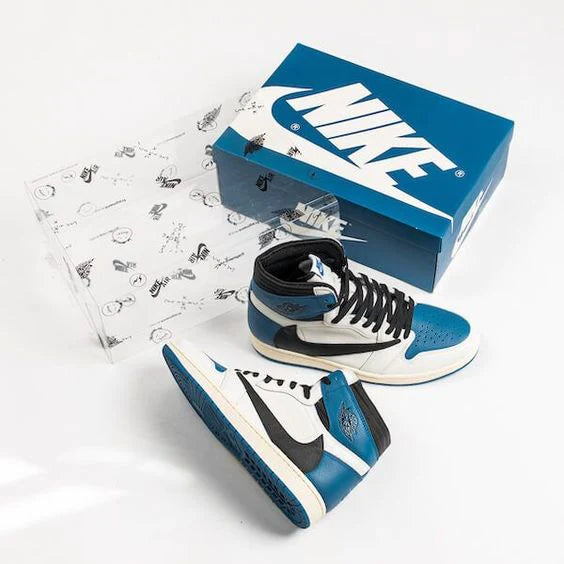 Air Jordan 1 Retro High Og Sp Travis Scott Fragment Military Blue - Image 6