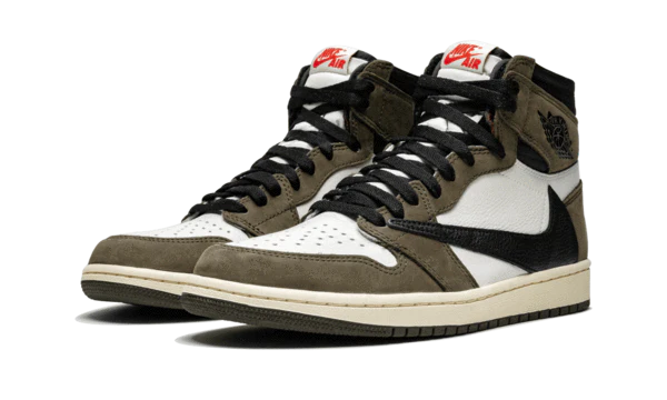 Alternative view of Air Jordan 1 Retro High Travis Scott Dark Moch