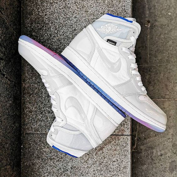 Air Jordan 1 Retro High Zoom White Racer Blue - Image 7