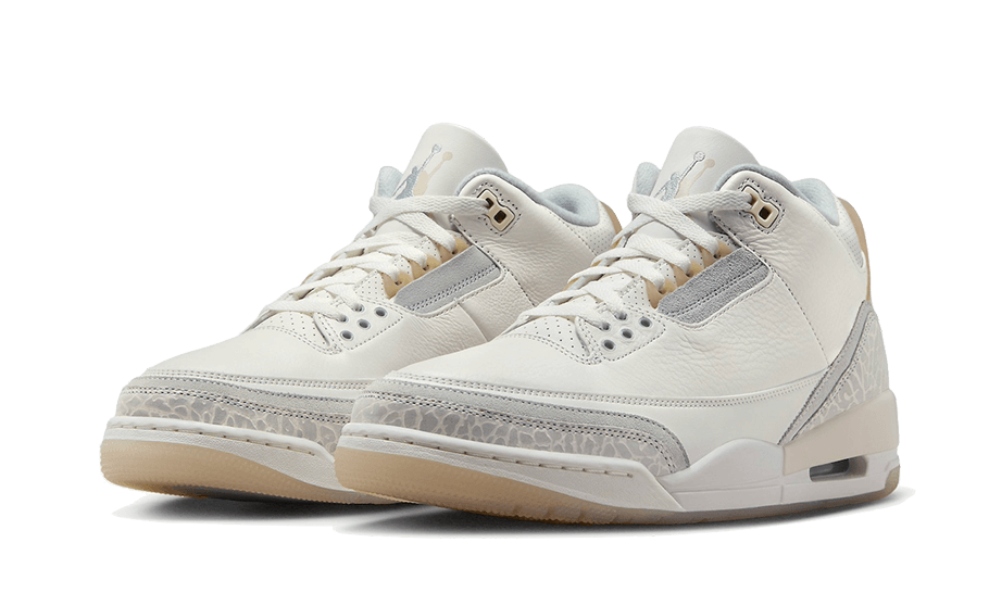 Alternative view of Air Jordan 3 Craft Ivory