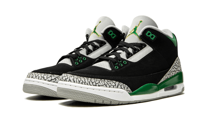 Alternative view of Air Jordan 3 Pine Green