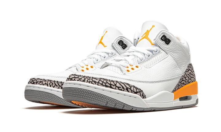 Alternative view of Air Jordan 3 Retro Laser Orange