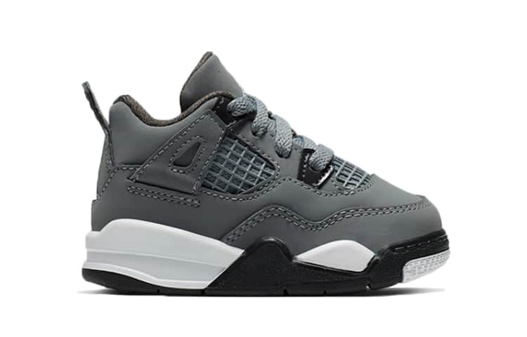Alternative view of Air Jordan 4 Kids Cool Grey