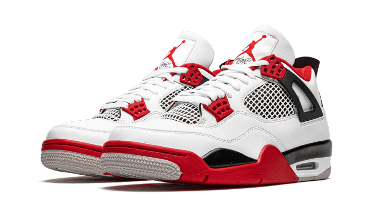 Alternative view of Air Jordan 4 Retro Fire Red 2020