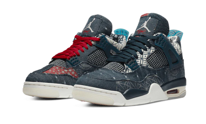 Alternative view of Air Jordan 4 Retro Se Deep Ocean