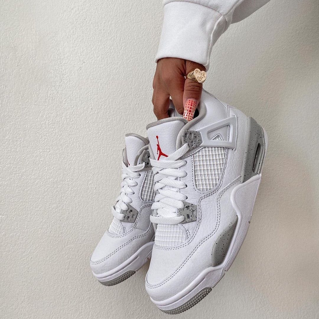 Air Jordan 4 Tech White White Oreo - Image 4