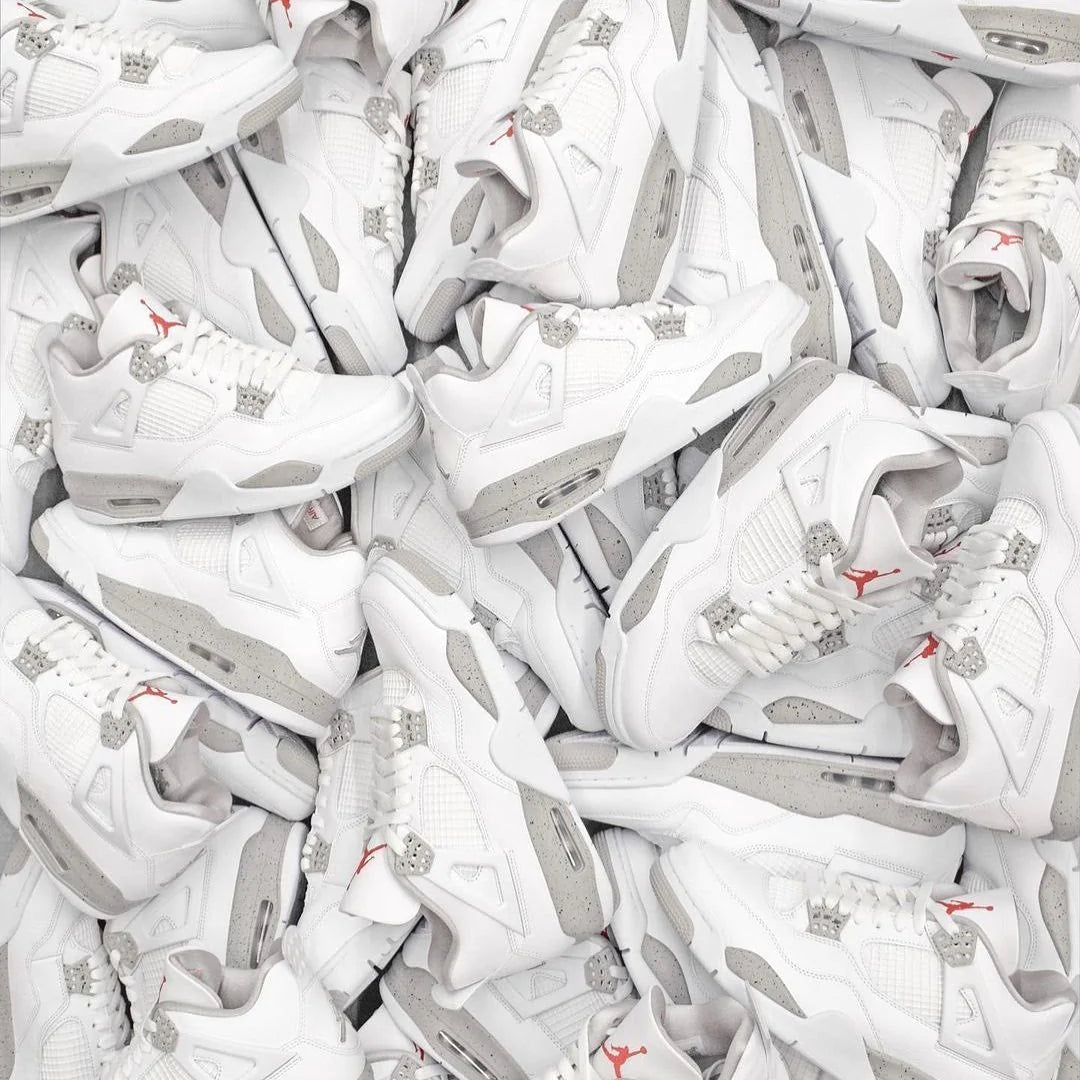 Air Jordan 4 Tech White White Oreo - Image 6