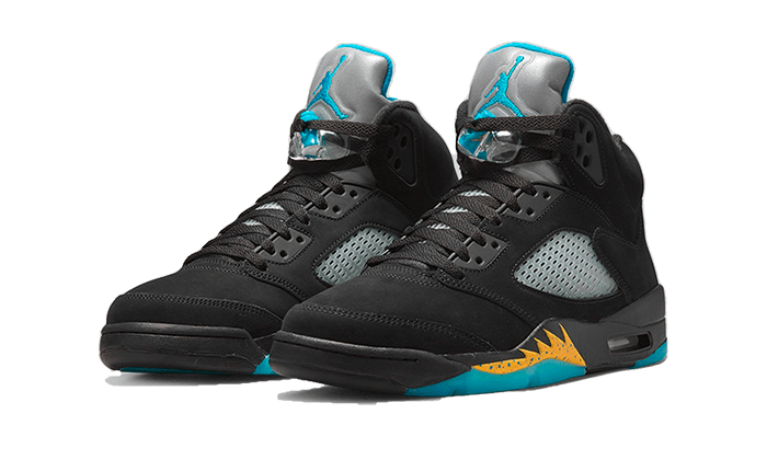 Alternative view of Air Jordan 5 Aqua
