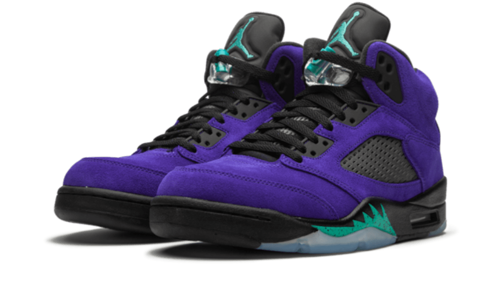 Alternative view of Air Jordan 5 Retro Alternate Grape