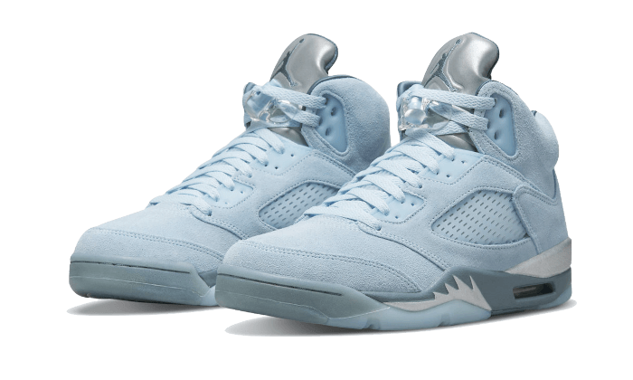 Alternative view of Air Jordan 5 Retro Bluebird