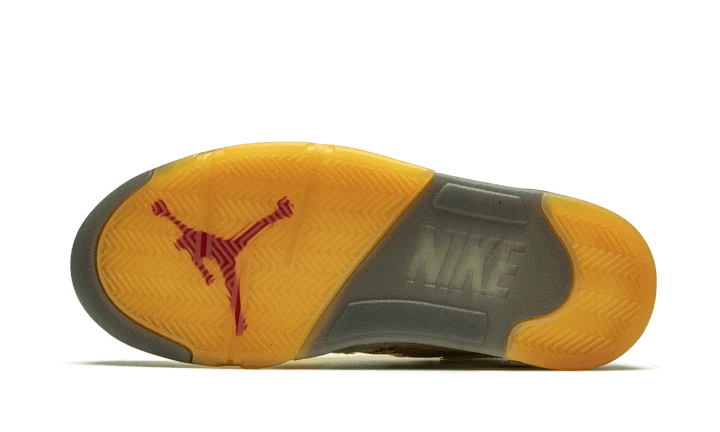 Air Jordan 5 Retro Off White Sail 2 - Image 4