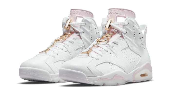 Alternative view of Air Jordan 6 Gold Hoops