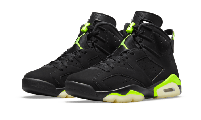 Alternative view of Air Jordan 6 Retro Electric Green