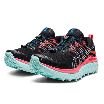 Asics Trabuco Max Black Blazing Coral - Image 2