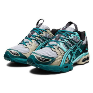 Alternative view of Asics Ub3-S Gel-Nimbus 9 Kiko Kostadinov Piedmont Grey Aruba Blue