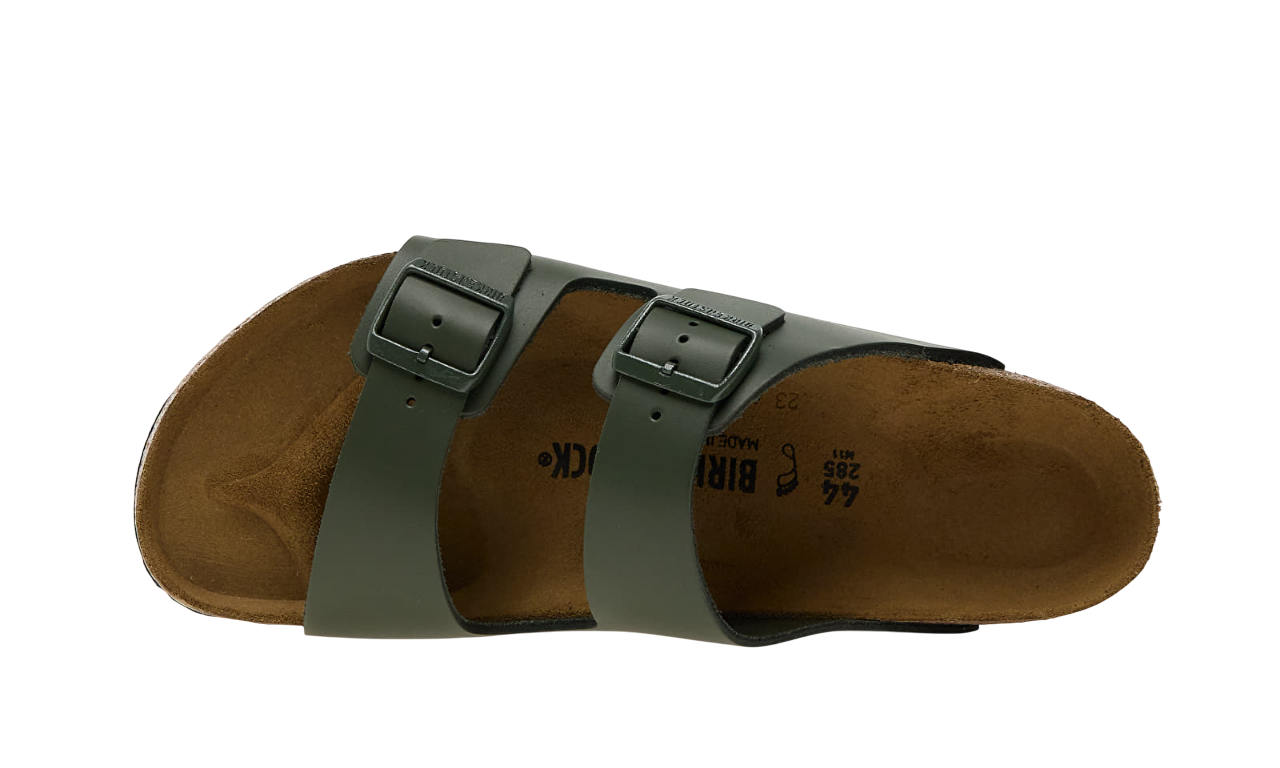 Birkenstock Arizona Natural Leather Green / Thyme - Image 3