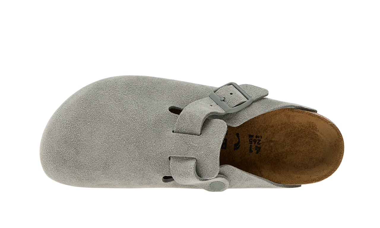 Birkenstock Boston Suede Leather Green - Image 3