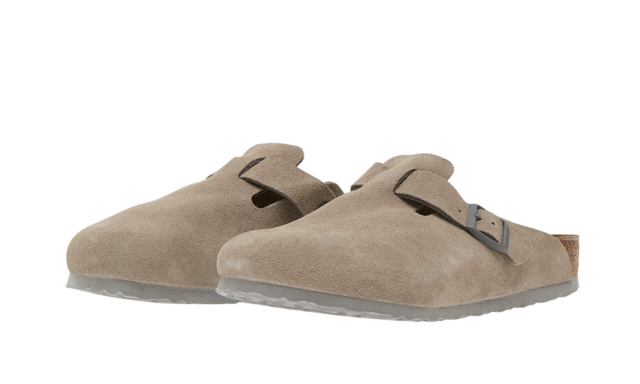 Birkenstock Boston Suede Leather Grey - Image 5