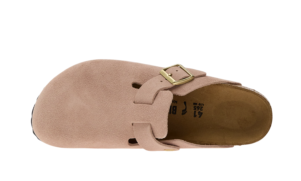 Birkenstock Boston Suede Leather Pink - Image 3