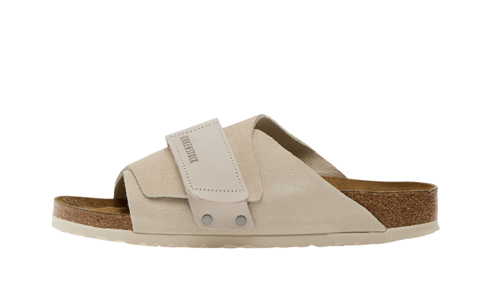 Birkenstock Kyoto Nubuck Leather/Suede Antique White - Image 7