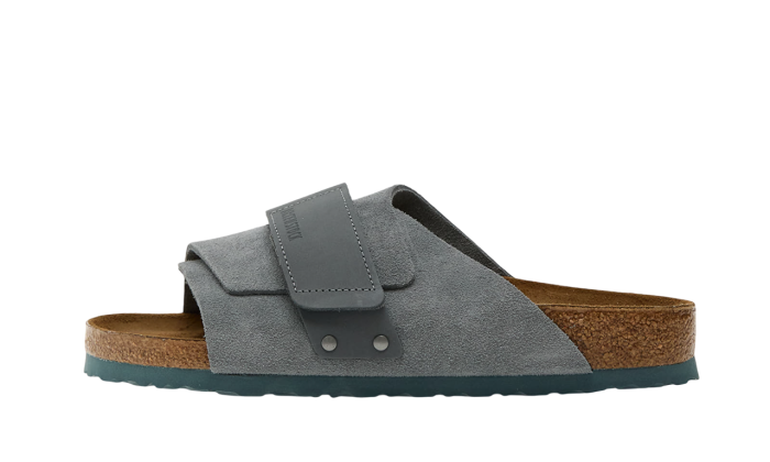 Birkenstock Kyoto Nubuck Leather/Suede Basalt Grey - Image 7