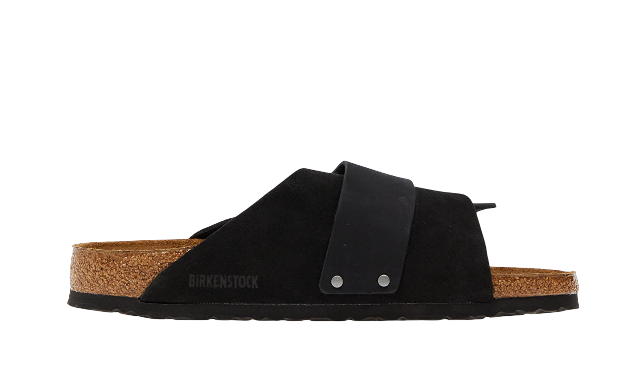 Alternative view of Birkenstock Kyoto Velvet Leather Soft Suede & Nubuck Black