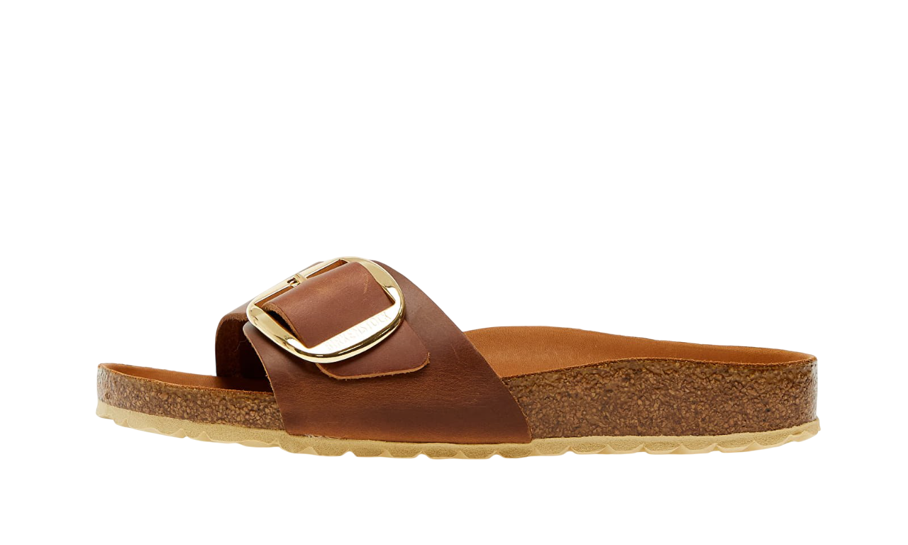 Birkenstock Madrid Big Buckle Leoi Brown