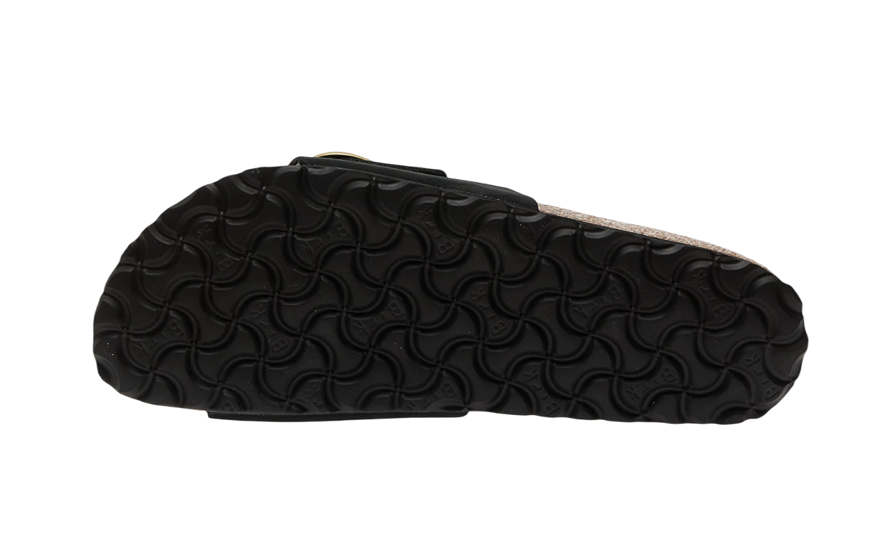 Birkenstock Madrid Big Buckle Nubuck Leather Black - Image 4