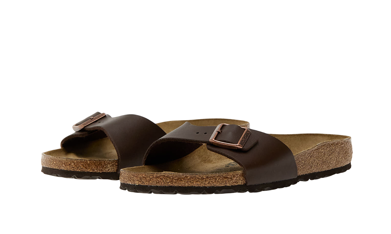 Birkenstock Madrid Birko-Flor Dark Brown - Image 5