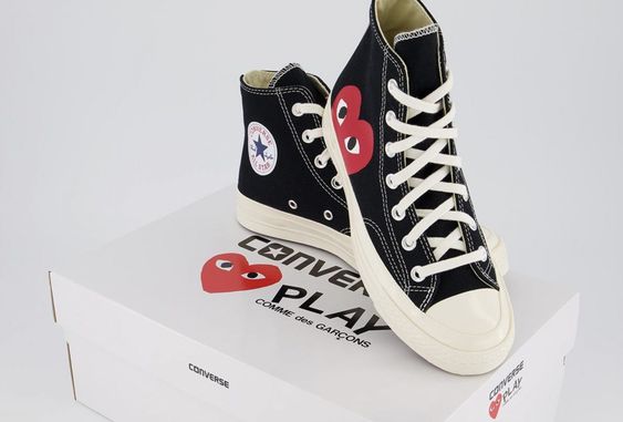 Chuck Taylor All Star 70S Hi Comme Des Garcons Play Black - Image 5