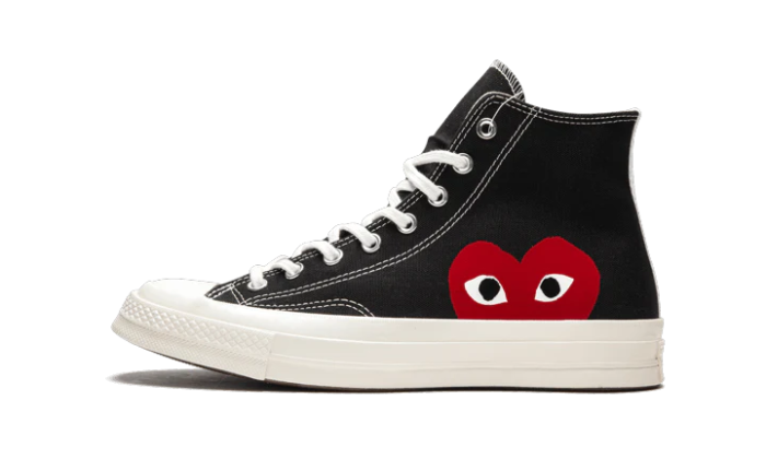 Chuck Taylor All Star 70S Hi Comme Des Garcons Play Black - Image 6