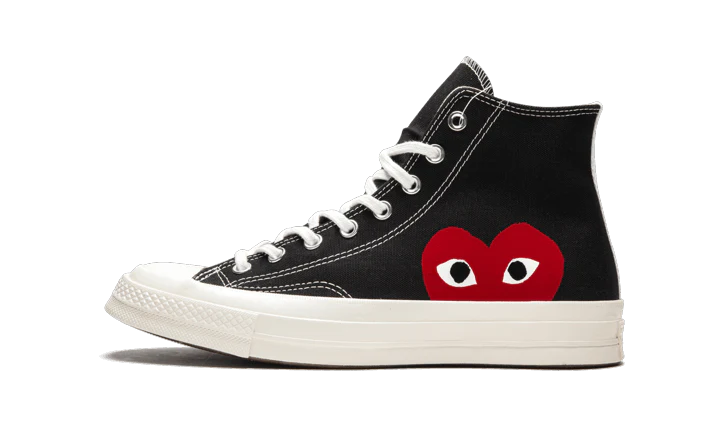 Chuck Taylor All Star 70S Hi Comme Des Garcons Play Black