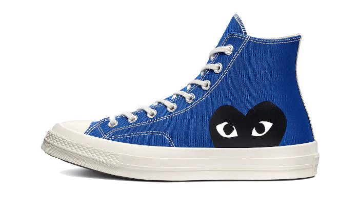 Chuck Taylor All Star 70S Hi Comme Des Garcons Play Blue Quartz