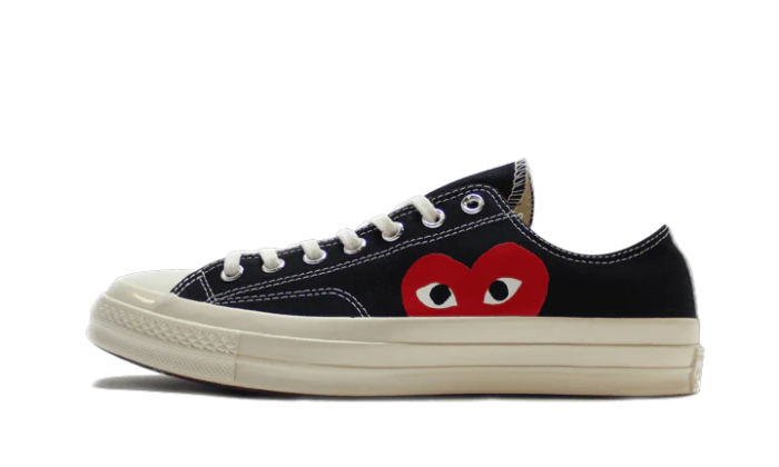 Chuck Taylor All Star 70S Ox Comme Des Garcons Play Black - Image 6