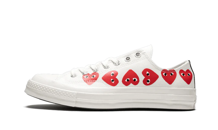 Chuck Taylor All Star 70S Ox Comme Des Garcons Play Multi Heart White