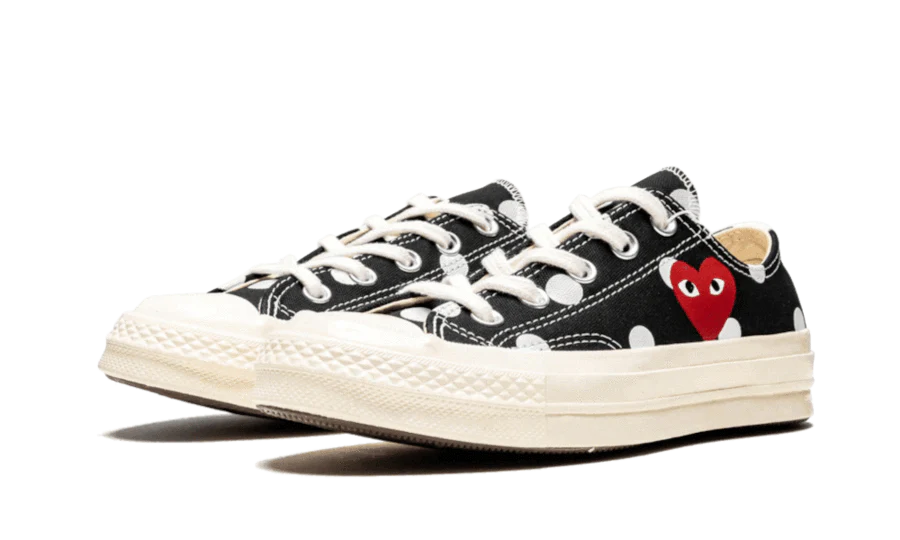 Alternative view of Chuck Taylor All Star 70S Ox Comme Des Garcons Play Polka Dot Black