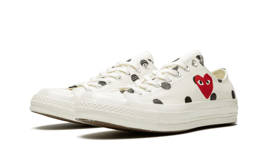 Alternative view of Chuck Taylor All Star 70S Ox Comme Des Garcons Play Polka Dot White