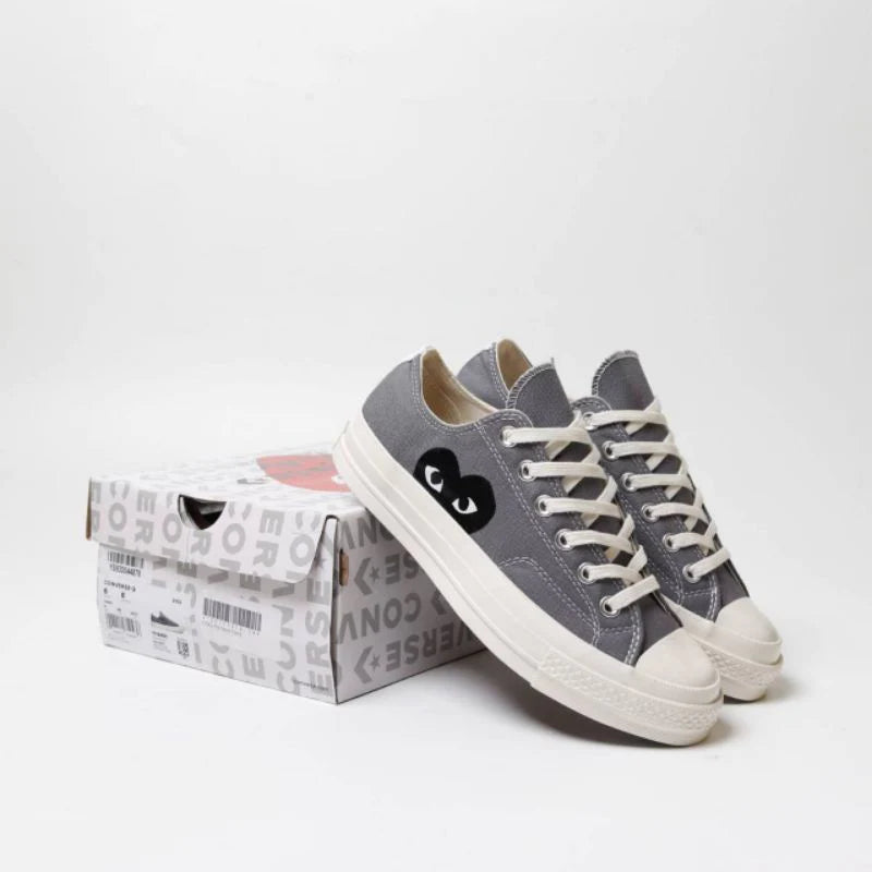 Chuck Taylor All Star 70S Ox Comme Des Garcons Play Steel Gray - Image 4