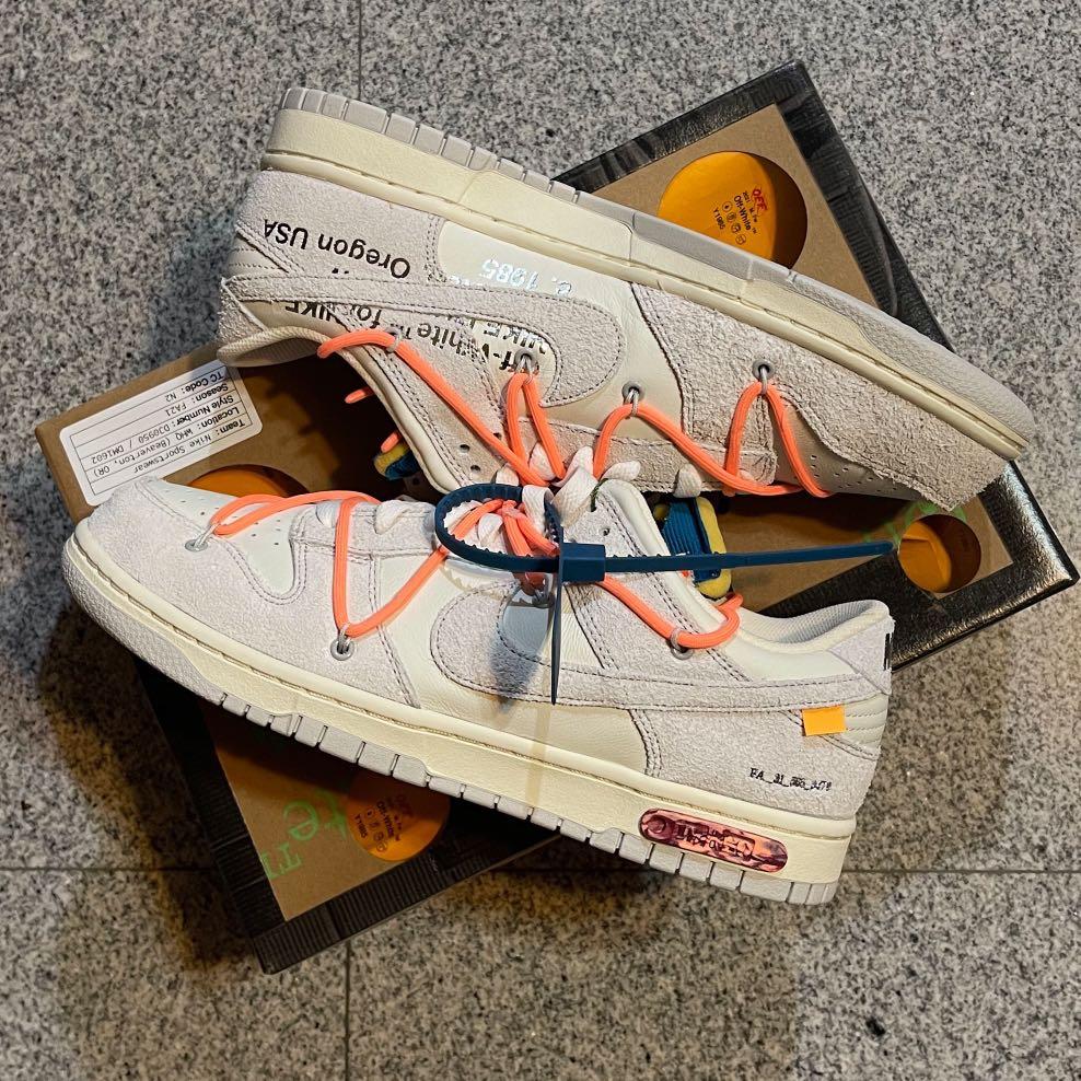 Alternative view of Dunk Low Off White Lot 19